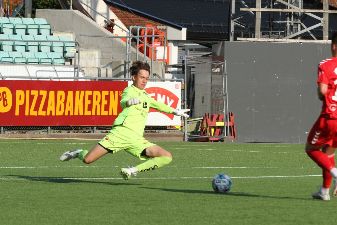 Ard Ragnar Sundal for Sogndal 2 i treningskampen mot Årdal